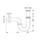 Сифон для умивальника Hansgrohe 53002000