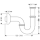 Сифон для умивальника Hansgrohe 53010000