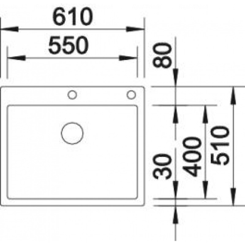 Кухонна мийка Blanco Claron 550-IF/A (521639)