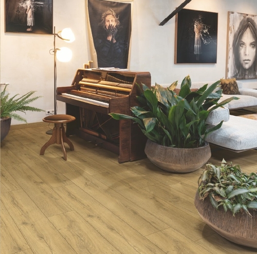 Ламінат Quick-Step Classic Дуб медовий коричневий CLM5792