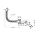 Сифон для ванни Hansgrohe Flexaplus (58140180)