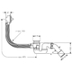 Злив-перелив для ванни Hansgrohe Flexaplus (58141180)