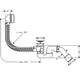 Сифон для ванни/піддону Hansgrohe Flexaplus (58143000)