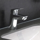 Змішувач для раковини Hansgrohe Logis 70 з донним клапаном з донним клапаном
