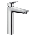 Змішувач для раковини Hansgrohe Logis 190 без донного клапана з донним клапаном
