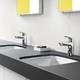 Змішувач для раковини Hansgrohe Logis 100 без донного клапана без донного клапана