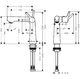 Змішувач для раковини Hansgrohe Тalis S 140 (72113000)