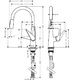 Змішувач для кухні Hansgrohe Тalis S (728130) хром хром