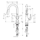 Змішувач для кухні Hansgrohe Talis S 160 (72815000)