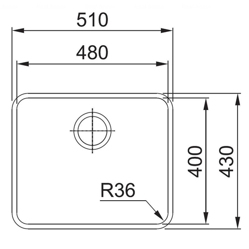 Кухонная мойка Franke Aton ANX 110-48 (122.0204.649)