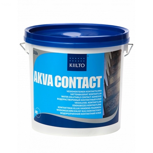 Клей для корка та ламінату Kiilto Akva Contact 3 кг