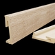 Плінтус Salag Alpha 2200х60х15.3 мм Aria oak Aria oak