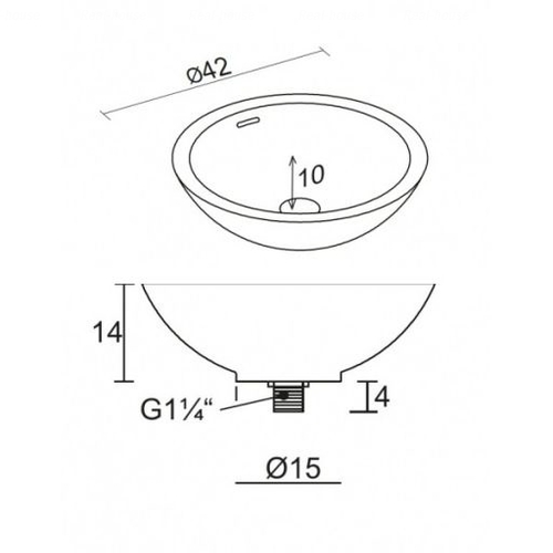 Умивальник Riho Avella Round (W016002105)