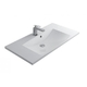 Тумба Fancy Marble Bermuda 1 з раковиною Amelia (Bermuda + 0709101) біла матова біла матова