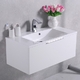 Тумба Fancy Marble Bermuda 1 з раковиною Amelia (Bermuda + 0709101) біла матова біла матова