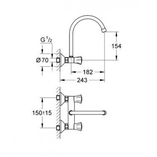 Змішувач для кухні Grohe Costa L 31191001