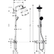 Душевая система Hansgrohe Croma 160 Showerpipe (27135000)