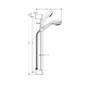 Душевой гарнитур Hansgrohe Crometta 85 Multi 3jet штанга 650 мм штанга 650 мм