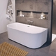 Ванна Riho Desire Wall Mounted B2W Velvet White 180x84 (B089001105)