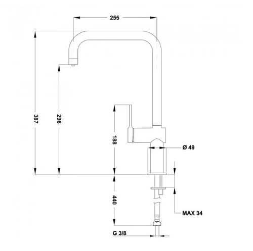 Смеситель для кухни Teka EP 915 (116080000) для нефильтрованной и фильтрованной воды