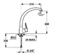 Змішувач для кухні Teka MN MF-2 Forum H (8191462)