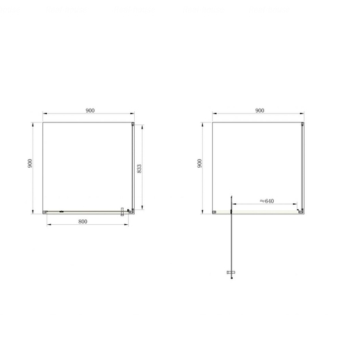 Душова кабіна Primera Frame 90 SHRC56906