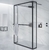 Душевая стенка Riho Lucid GD404 30х90х30 черный