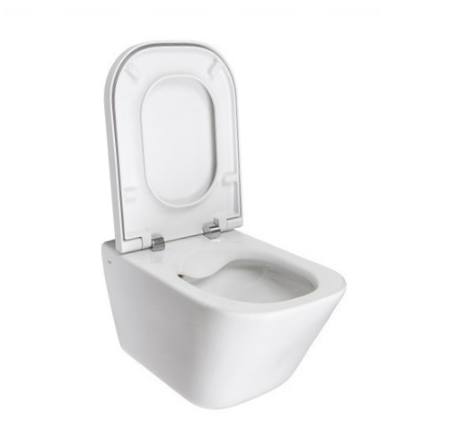 Унітаз підвісний Roca Gap Rimless Clean Rim, сидіння soft close Clean Rim, сидіння soft close