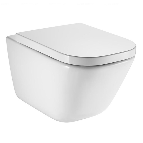 Унітаз підвісний Roca Gap Rimless Clean Rim, сидіння soft close Clean Rim, сидіння soft close