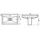 Умивальник Devit Graphics 710