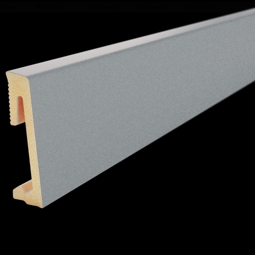 Плинтус Salag Alpha 2200х60х15.3 мм Gray Gray
