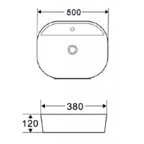 Умивальник Invena Halia 50 CE-18-001-C