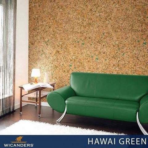 Пробка настенная Amorim Dekwall Hawai Green RY76001