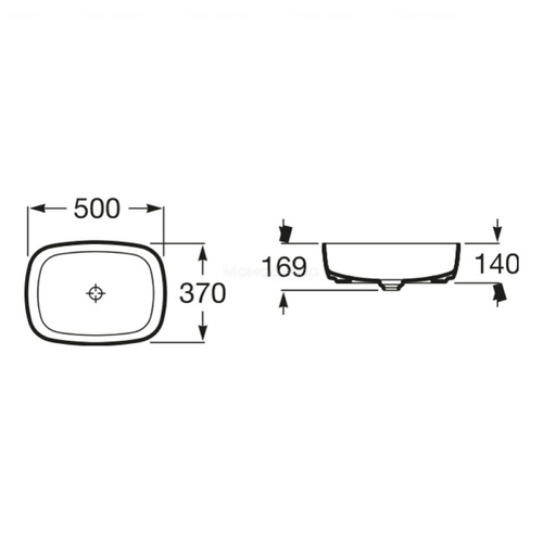 Умивальник Roca Inspira Soft 50 (A327500000)