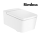 Унітаз підвісний Roca Inspira Square Rimless (A346537000)