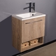 Тумба с раковиной Fancy Marble Ion 50 (Ion + 3105101) Шпон дуб Шпон дуб
