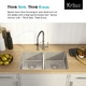 Кухонная мойка Kraus Dex KD1UD33B