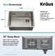Кухонная мойка Kraus Precision KHU111-25