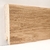 Плинтус деревянный шпонированный Ключук Рустик 2200х80х19 мм Дуб шлифованный Дуб натуральный сорт Б