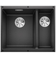 Кухонная мойка подстольная Blanco Subline 340/160-U, чаша слева антрацит антрацит