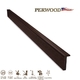 L-плінтус Perwood 4000х59-21х8 мм темний каштан темний каштан