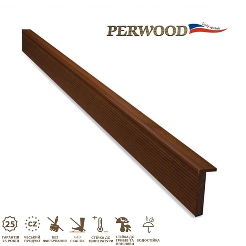 L-плінтус Perwood 4000х59-21х8 мм вишня вишня