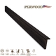 L-плінтус Perwood 4000х59-21х8 мм ебоніт ебоніт