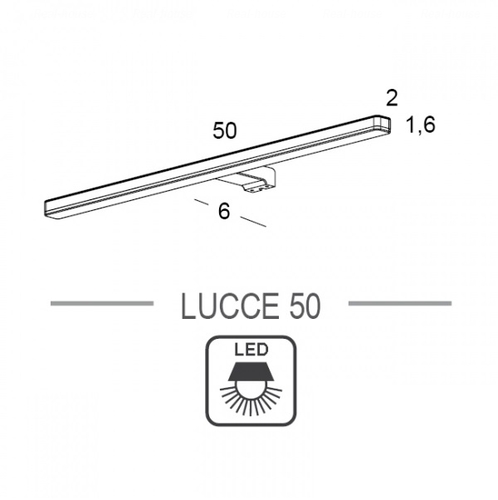 LED-подсветка Royo Lucce 50