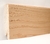 Плинтус деревянный шпонированный Ключук Модерн 2400х80х18 мм Ясень натуральный Ясень натуральный