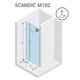Душевая дверь Riho Scandic Mistral M102-140 Right Right