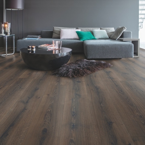 Ламінат Quick-Step Majestic Дуб пустелі темно-коричневий браширований MJ3553