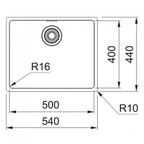 Кухонная мойка Franke Maris MRX 110-50 (122.0598.741)