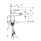 Змішувач для біде Hansgrohe Metris 31280000