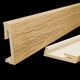 Плінтус Salag Alpha 2200х60х15.3 мм Mint oak Mint oak